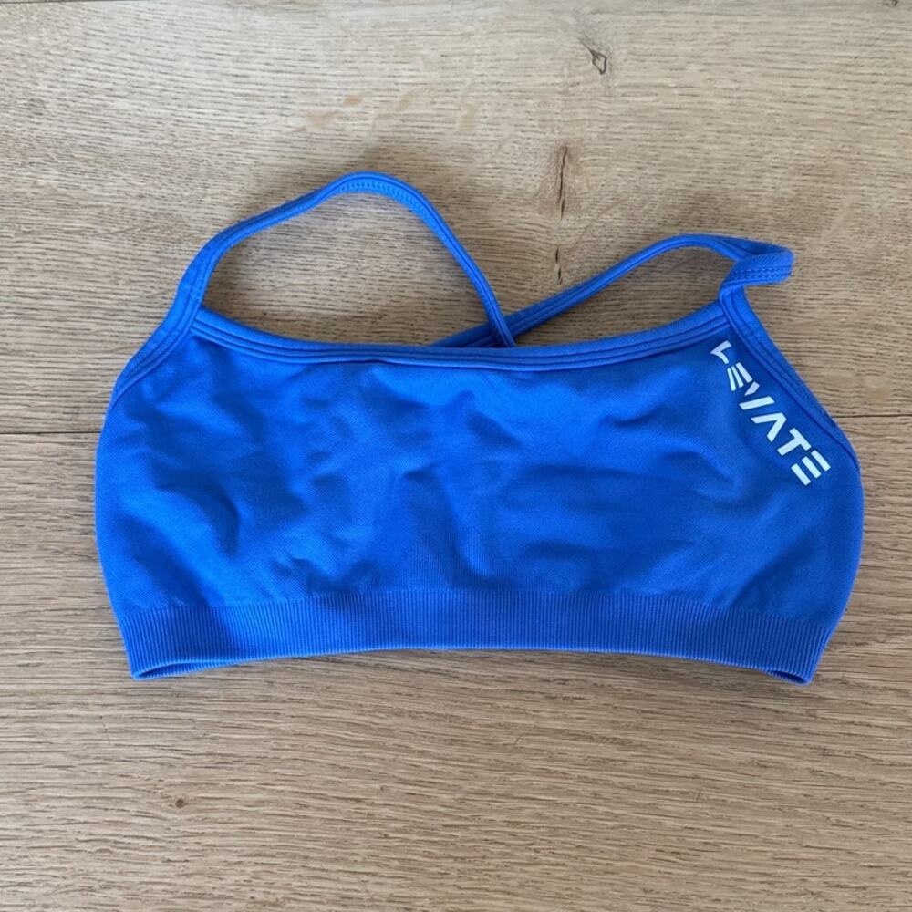 Levate Crop Top Sports Bra Sixe XXS Blue